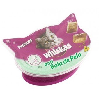 Whiskas Temptations Anti Bola de Pelo - 40 g Whiskas Temptations Anti Bola de Pelo - 40 g